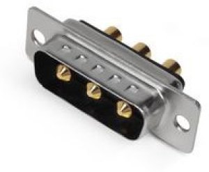 MHCDD3W3P4, D-Sub Connector, Straight, Plug, 3W3, Signal Contacts - 0, Special Contacts - 3 MHCDD3W3P4, D-Sub Connector, Straight, Plug, 3W3, Signal Contacts - 0, Special Contacts - 3