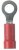 PV18-8R-CY, TERMINAL, RING TONGUE, M4, 18AWG, RED
