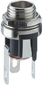 1614 20, DC POWER CONNECTOR, JACK, 1A, CHASSIS
