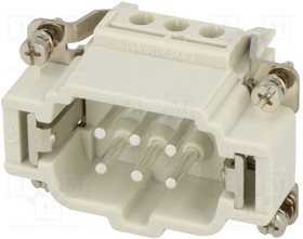 MP004736, Разъем для тяжелых условий, Insert, 24 Контактов, Штекер, Винтовой Контакт MP004736, Разъем для тяжелых условий, Insert, 24 Контактов, Штекер, Винтовой Контакт