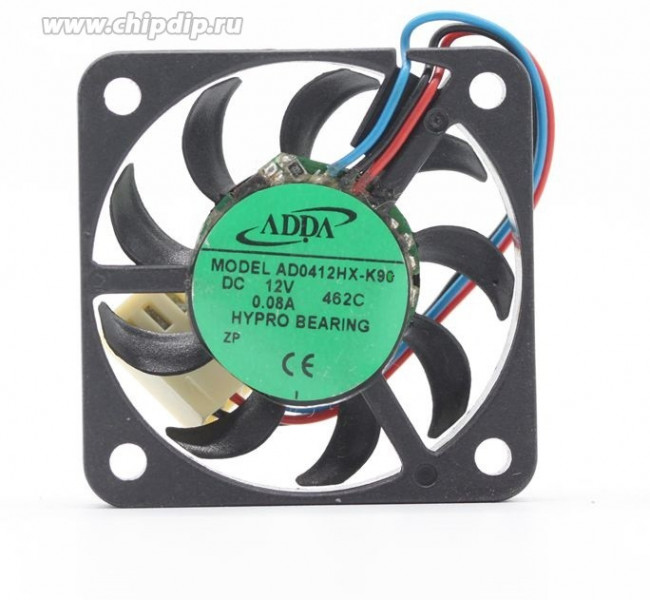 Вентилятор ADDA AD0412HX-K90 40x6мм 12V 0.96W 0.08A