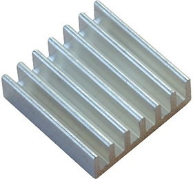Heatsink- Aluminium-20x20x6mm (без липкого слоя), Радиатор для SoC прошессоров в корпусе BGA Heatsink- Aluminium-20x20x6mm (без липкого слоя), Радиатор для SoC прошессоров в корпусе BGA