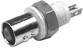 HYR-0126 (GB-126) (BNC-7035) (BNCI-BJ), Разъем BNC, гнездо изолированное, панель, под гайку (Bulkhead)