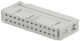 71600-024LF, Вилка; IDC; "мама"; PIN: 24; с зажимом шлейфа; IDC; на шлейф; 1,27мм 71600-024LF, Вилка; IDC; "мама"; PIN: 24; с зажимом шлейфа; IDC; на шлейф; 1,27мм