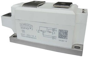 SKKT250/16E, Тиристорный модуль 1600В 250А [A-73b] (без крепежа)