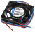 412FH, DC Fans DC Tubeaxial Fan, 40x40x10mm, 12VDC, 5.3CFM, 0.8W, 26dBA, 6000RPM, Sintec