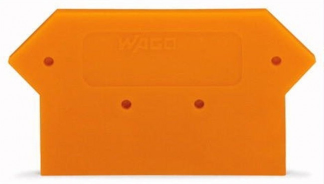 282-316, END PLATE, RAIL MOUNTED TERMINAL BLOCK