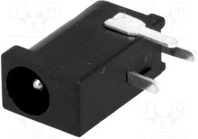 PC-GK1, Гнездо, питания DC, "папа", 3,8/1мм, 1мм, с выключателем, THТ