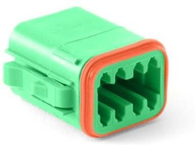 AT06-08SC-RD01, Automotive Connectors 8P PLUG W/ SEAL KEY POSITION C