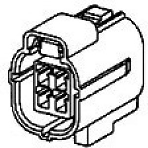 174257-2, 4-pos Econoseal J-Mark II+ Plug HSG, Разъем 174257-2, 4-pos Econoseal J-Mark II+ Plug HSG, Разъем