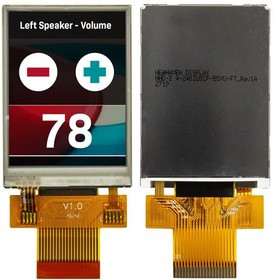 NHD-2.4-240320CF-BSXV-FT, TFT Displays & Accessories 2.4" Premium SPI TFT w/ Resistive Touch NHD-2.4-240320CF-BSXV-FT, TFT Displays & Accessories 2.4" Premium SPI TFT w/ Resistive Touch