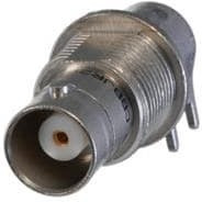 CBBJR29, RF Connectors / Coaxial Connectors BNC BLKD Jack R/A Board Mount