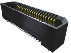 ERF8-040-07.0-S-DV-K-TR, ERF8 Series Straight Surface Mount PCB Socket, 80-Contact, 2-Row, 0.8mm Pitch, Solder Termination