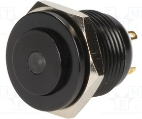 V16-10S-24R-A, Переключатель: антивандальный, Пол: 2, SPST-NO, 2A/36ВDC, IP65