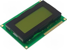 DEM 16481SYH-LY, Дисплей: LCD, алфавитно-цифровой, STN Positive, 16x4, LED, PIN: 16
