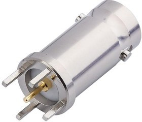 MC002948, Разъем РЧ / Коаксиальный, BNC Коаксиальный, Прямое Гнездо, Торцевой, 75 Ом