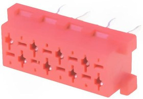 DS1015-04-08R6XB, Розетка на плату IDC Micro Match 8 контактов, шаг 2.54мм, 250В 1.2А, монтаж в отверстия