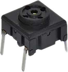RA3ETH9-09-5, IP67 Black Flat Button Tactile Switch, SPST 50 mA 6.5 (Dia.)mm PCB RA3ETH9-09-5, IP67 Black Flat Button Tactile Switch, SPST 50 mA 6.5 (Dia.)mm PCB