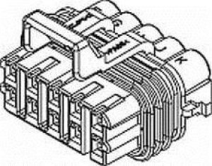 15318071, Automotive Connectors CON GT150 10W FEM ASY