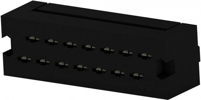 2-746610-2, 2.5mm Two-piece (connector+pressure line) 7 IDCconnector 2.54mm 2 P=2.54mm IDC Connectors