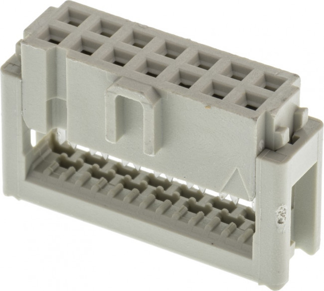 09185146803, Вилка, IDC, "мама", PIN: 14, на шлейф, 1,27мм, Ш.контактов: 2,54мм