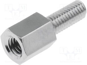 TFM-M3X6/DR213, Дистанцирующая стойка с резьбой, 6мм, Внутр.резьба: M3, латунь