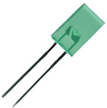 L-513GDT, Светодиод 2,5х5мм/зеленый/ 568нм/2-3мкд/110°