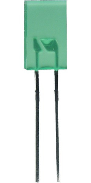 L-513GDT, Светодиод 2,5х5мм/зеленый/ 568нм/2-3мкд/110°