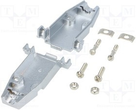 CCOV09ME, Корпус: для разъемов D-Sub, D-Sub 9pin, D-Sub HD 15pin, прямой