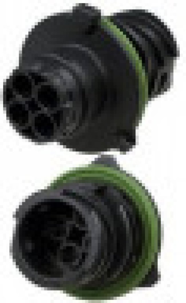 1-967402-1, Conn Circular PL 4 POS Crimp ST Cable Mount Automotive Loose