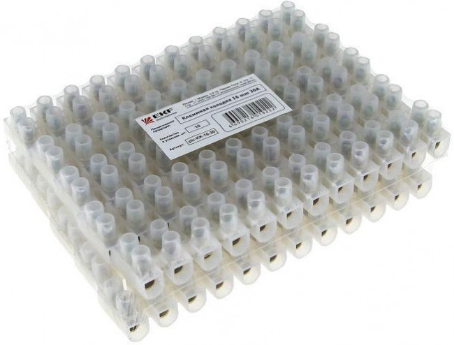 Колодка клеммная 25кв.мм 60А полиэтилен PROxima EKF plc-KK-25-60