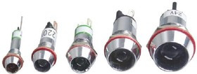 XD22-8-R-03VDC, Светодиод с держателем красный 8мм 3VDC IP40