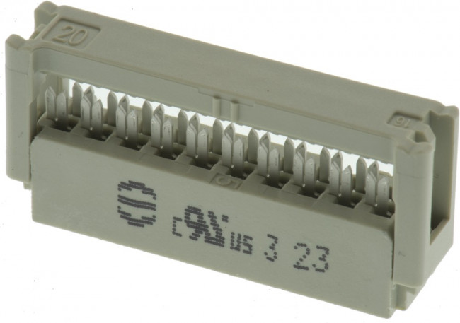 09185207803, Headers &amp; Wire Housings 20P FEMALE IDC W/O STRAIN RELIEF