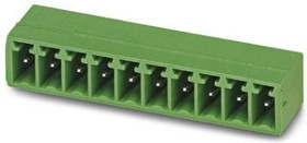 1803280, 160V 8A 3 Угловой 1 3.81мм Зеленый На плату-Cloe P=3.81мм Подключаемая Клеммная Колодка