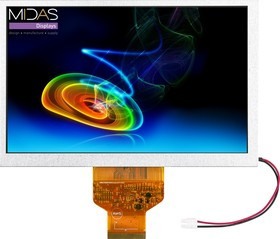 MDT0700LIH-RGB, MDT0700LIH-RGB LCD Colour Display, 7in, 800 x 480pixels