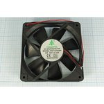 Вентилятор постоянного тока 48 Вольт, подшипник скольжения, 3500об/мин, ВН267S вент 120x120x25\ 48В\