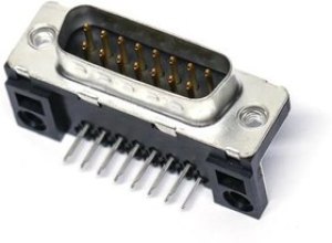 D15P13B6UX00LF, D-Sub Standard Connectors DSUB R/A STB 15P D15P13B6UX00LF, D-Sub Standard Connectors DSUB R/A STB 15P