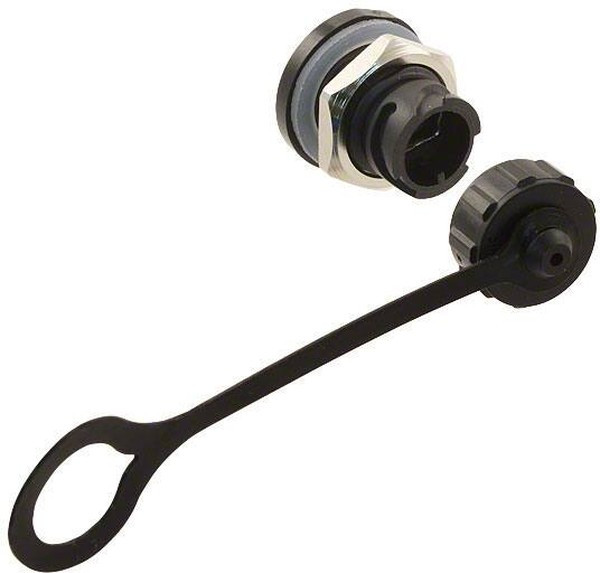 17-250021, Гнездо; USB B mini; на панель,гайка спереди; с защитной крышкой