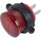 CNX722C200FVT, LED Panel Mount Indicators 22MM RED FLEXVOLT SOLDER TERMINALS