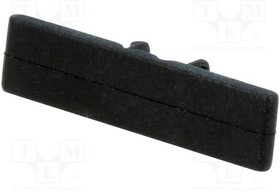 OZG-2.5-BK, Держатель, ZG-G2.5, черный, Шир: 5мм, полиамид, -25-100°C