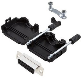6355-0054-12, DA-15 Socket D-Sub Connector Kit, Steel