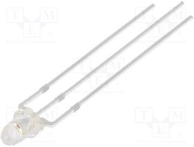 OSRBKA3211A, LED; 3mm; red/blue; 15°; Front: convex; 2.1?2.6/3.1?3.6V; -30?85°C