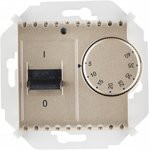 Simon 15 Шампань Регулятор тёплого пола, с зондом, 16А, 230В, 3600Вт, 5-40град, IP20 Simon 15 Шампань Регулятор тёплого пола, с зондом, 16А, 230В, 3600Вт, 5-40град, IP20