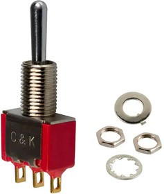 7103SYZQE, Toggle Switches ON-OFF-ON SPDT