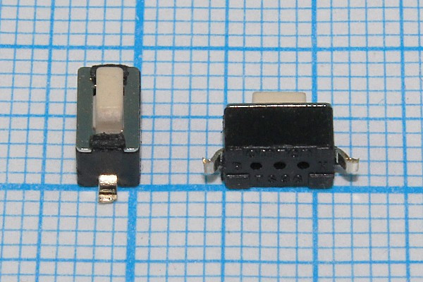 Переключатель тактовый, 12В, 6x3x5мм, высота кнопки 1.5мм, SMD, KLS7-TS3603-5; Q-15132 ПКнТакт 6 x 3,0x 5,0\h 1,5\\\\SMD\\KLS7-TS3603-5