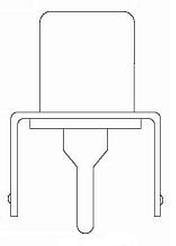 161-R239A2-E, RCA Phono Connectors GOLD PLATING PCB JK RED INSULATOR