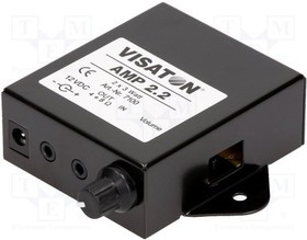 VS-AMP2.2, Внешний аудиоусилитель, 12ВDC, 1,1Ом, 46мА, 60мВ, 3,3Вт