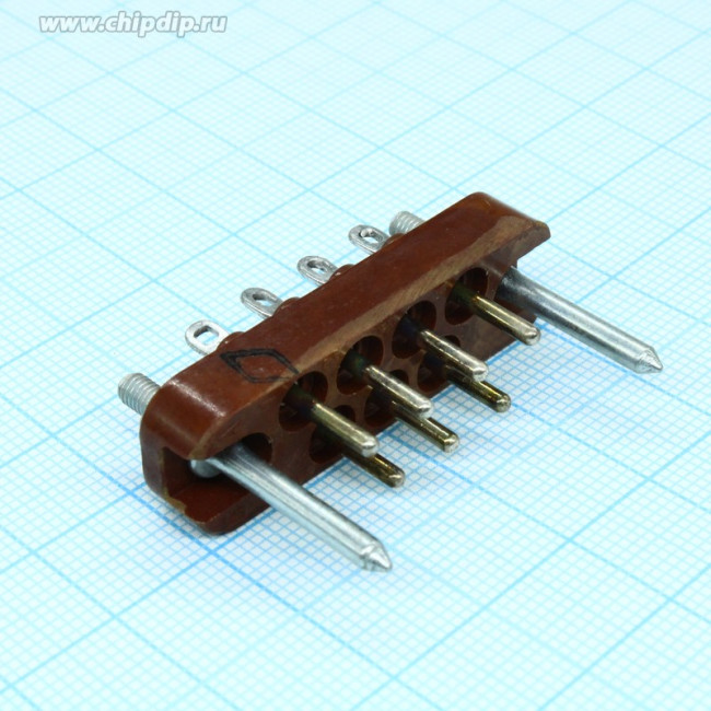 РП10-7 Л вилка, Соединитель низкочастотный, прямоугольный, внутреннего монтажа, год 87 РП10-7 Л вилка, Соединитель низкочастотный, прямоугольный, внутреннего монтажа, год 87