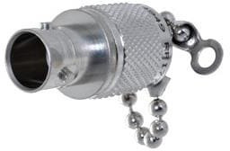 RFI77-2, RF Connector Accessories TRB PLG RFI Cap w/ 2.5" Brass Chain RFI77-2, RF Connector Accessories TRB PLG RFI Cap w/ 2.5" Brass Chain