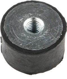3017DE08-60, Cylindrical M8 Anti Vibration Mount, Female Buffer Foot with 98.6kg Compression Load